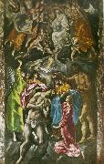 El Greco baptism of christ oil painting on canvas